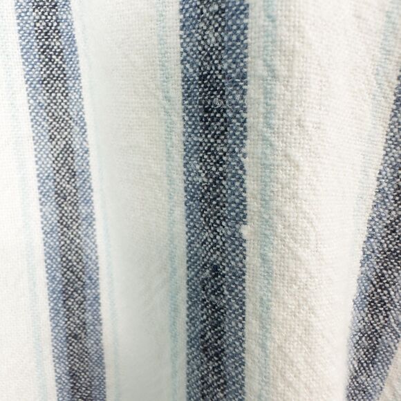 Old Navy Striped Linen Blend Cami Jumpsuit Womens Medium Off White Blue Nautical - Picture 10 of 16